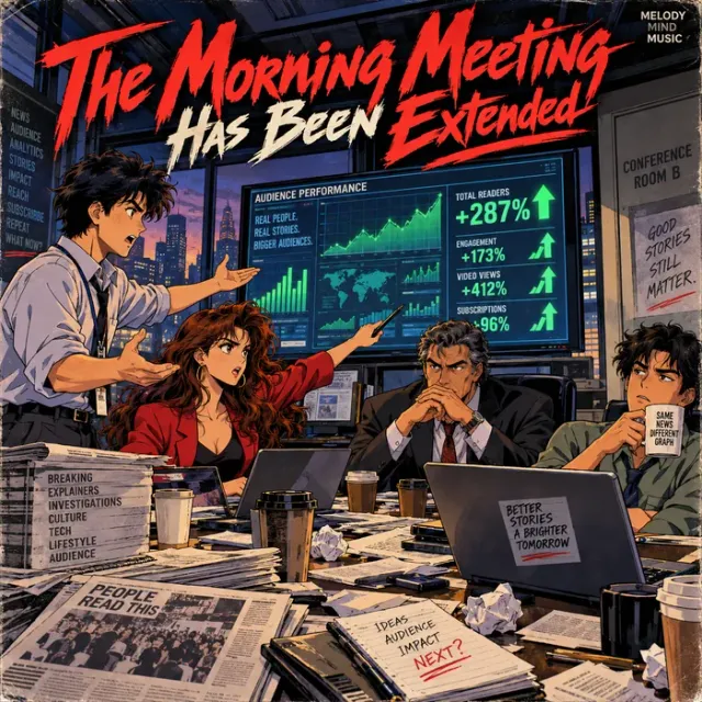 Cover art for the album The Morning Meeting Has Been Extended