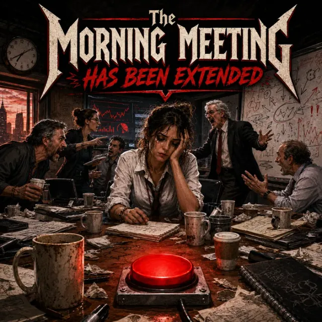 Cover art for the album The Morning Meeting Has Been Extended