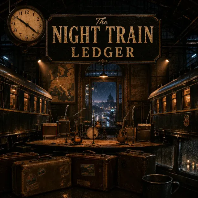 Cover art for the album The Night Train Ledger