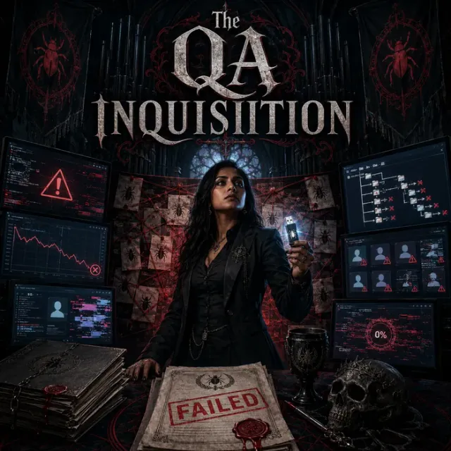Cover art for the album The QA Inquisition
