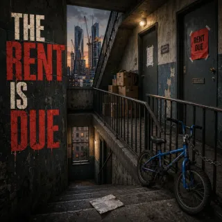 Cover art for the album The Rent Is Due