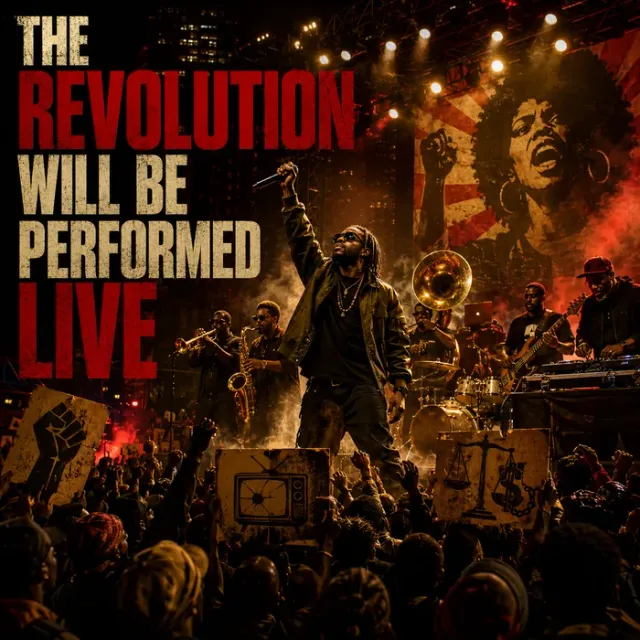 Cover art for the album The Revolution Will Be Performed Live