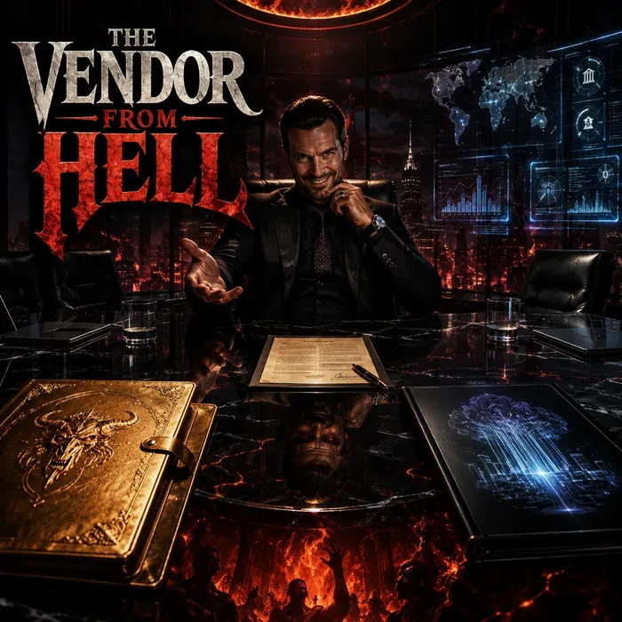 Cover art for the album The Vendor from Hell