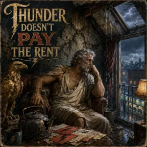 Cover art for the album Thunder Doesn’t Pay the Rent