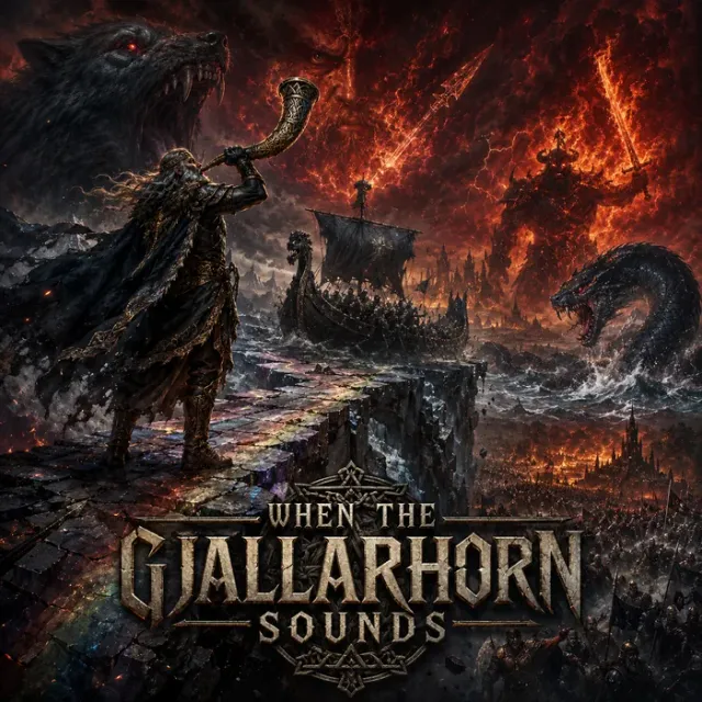 Cover art for the album When the Gjallarhorn Sounds