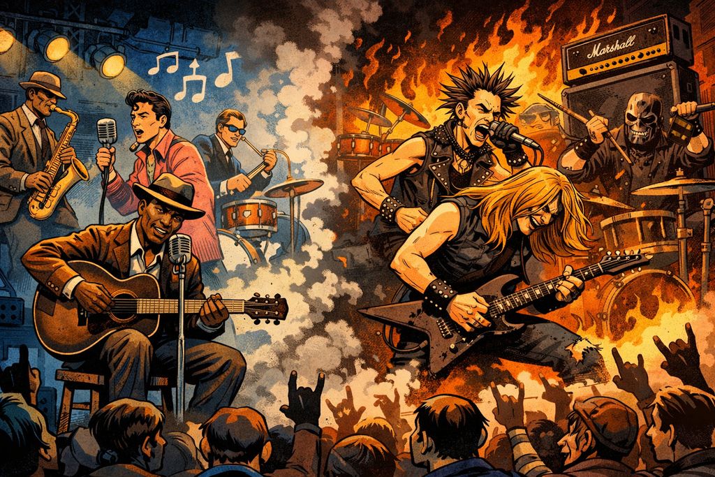 Cover image for From Blues to Breakdown: How Heavy Music Learned to Carry the Weight