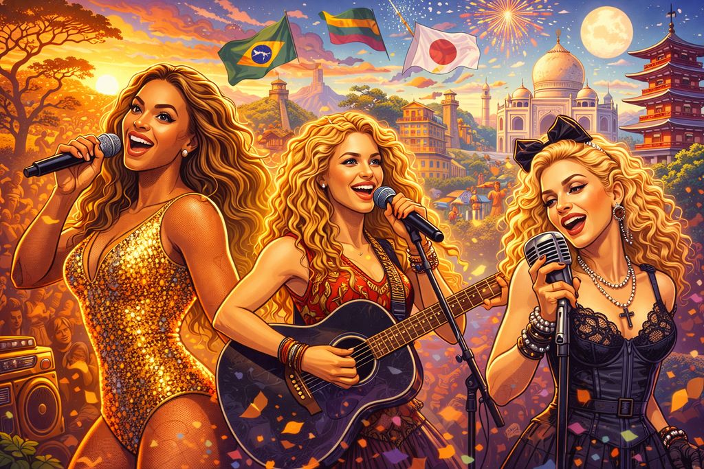 Global Female Music Icons cover